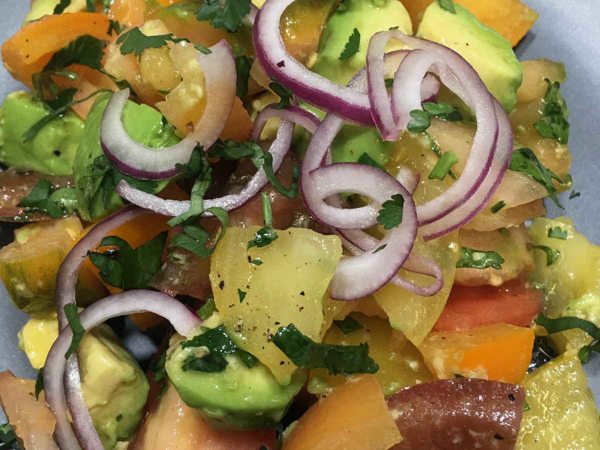 Heirloom Tomato and Avocado Salad