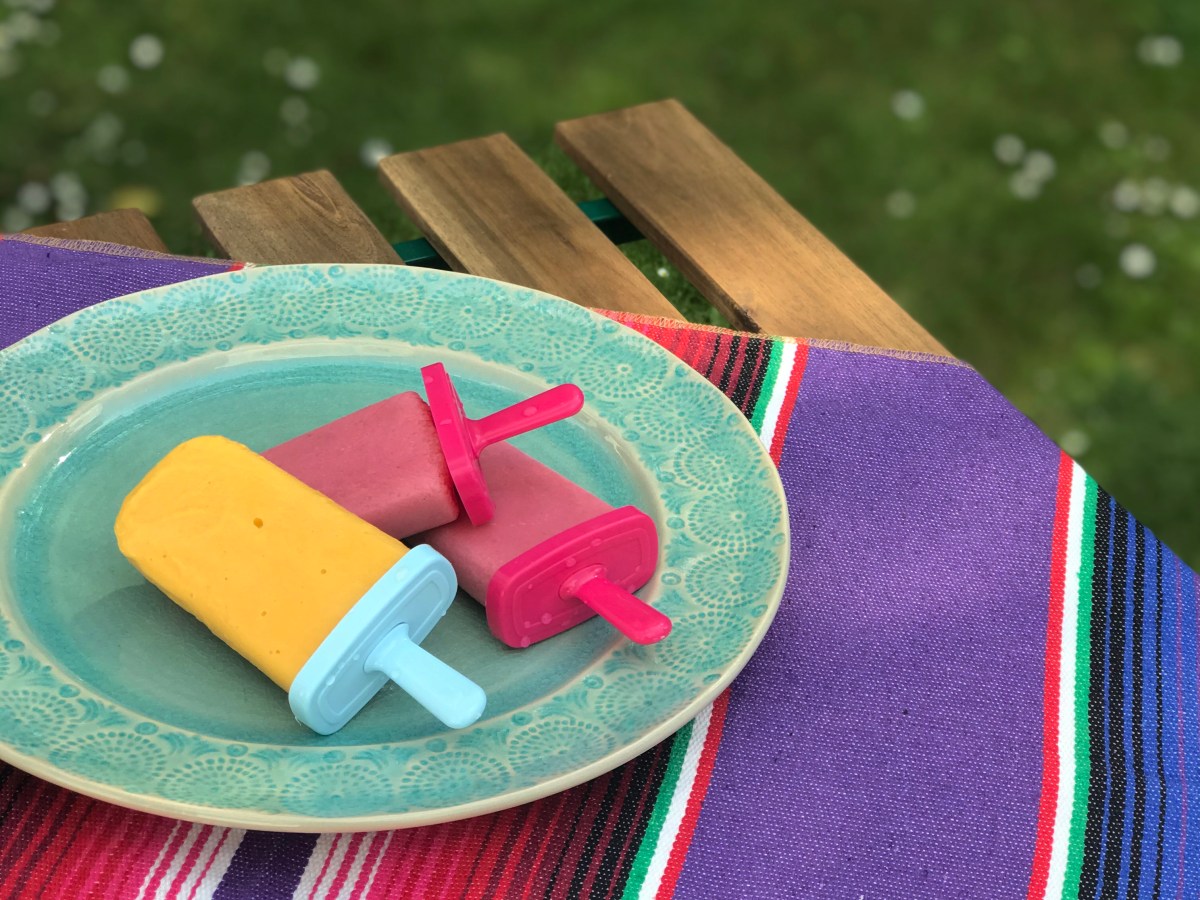 Dairy free and vegan ice lollies with just four ingredients