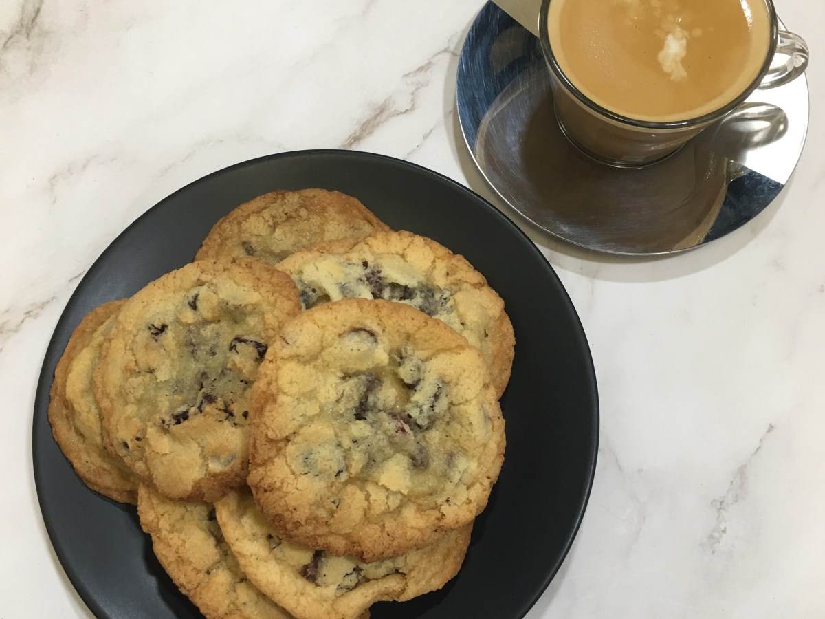 Gluten and Dairy Free Chocolate and Cranberry Cookies